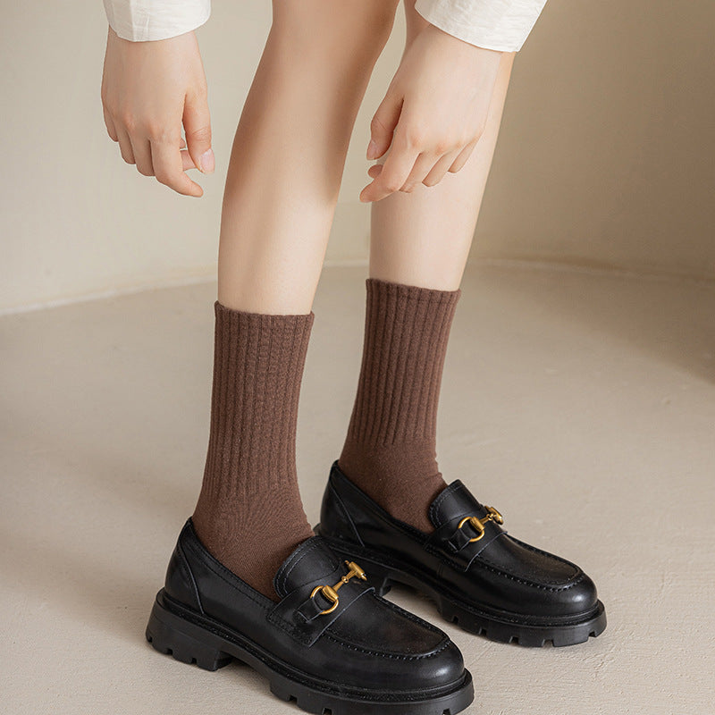 The Westminster Rib | Premium Cotton Middle Tube Socks