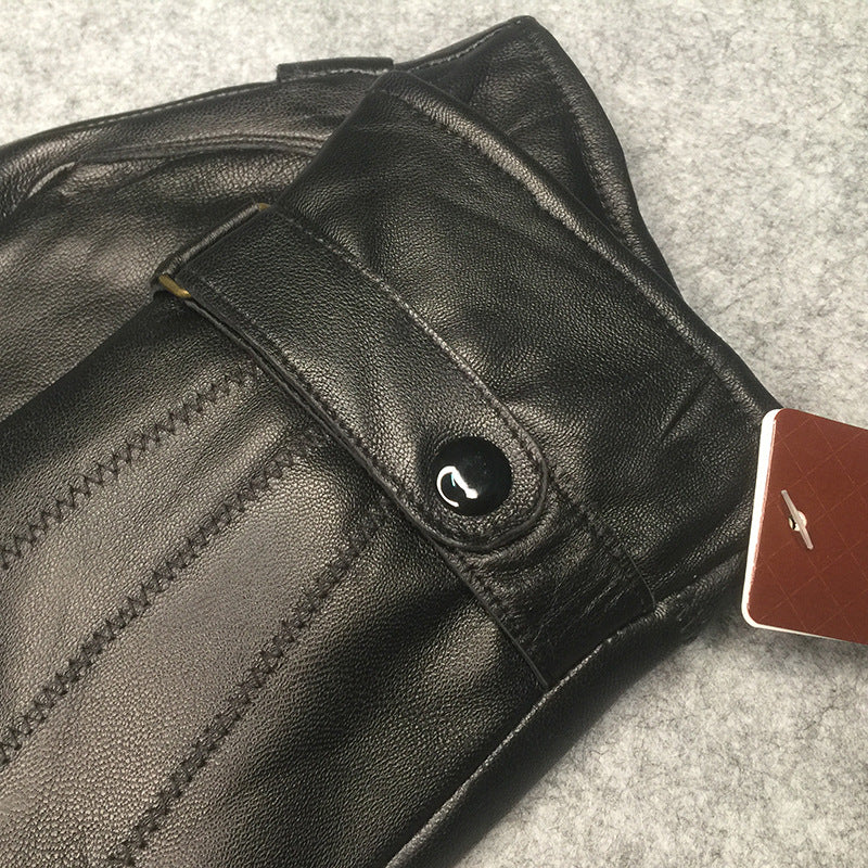 The Piccadilly Heritage | Classic Leather Wrist-Strap Gloves