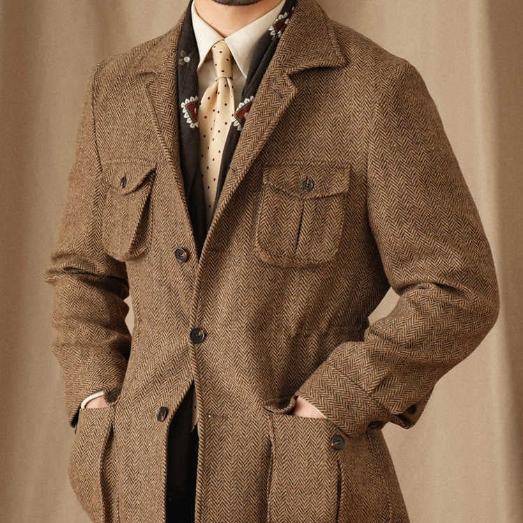 The Belgravia Expedition Jacket – Refined British Safari Wool