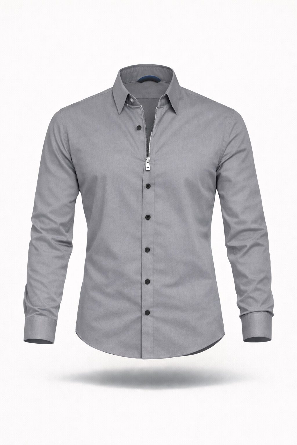 The City Precision | Oxford Shirt with Innovative Hidden Zipper