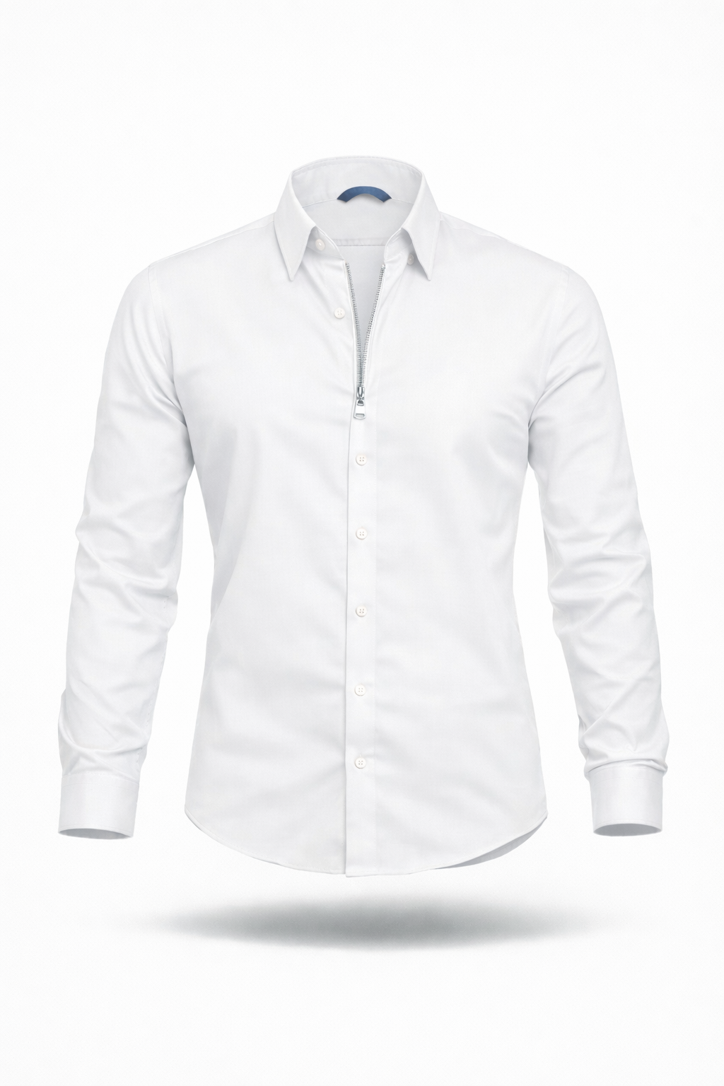 The City Precision | Oxford Shirt with Innovative Hidden Zipper