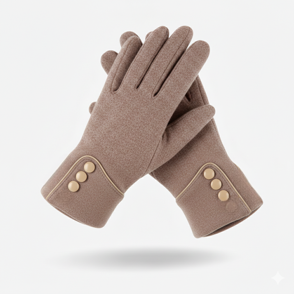 The Knightsbridge Velvet | Premium No-Down Cashmere Gloves