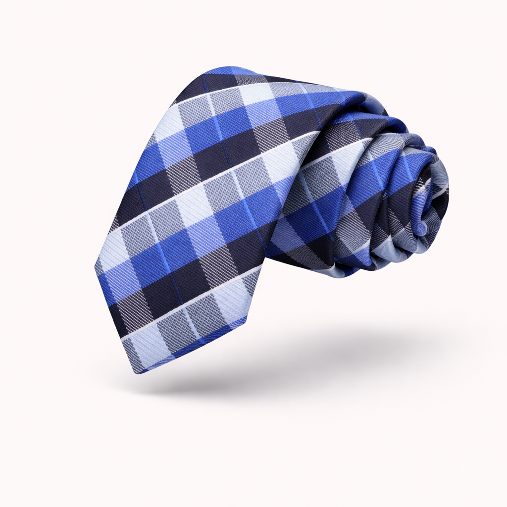 The Camden Plaid | 6cm Skinny Fashion Silk-Touch Tie