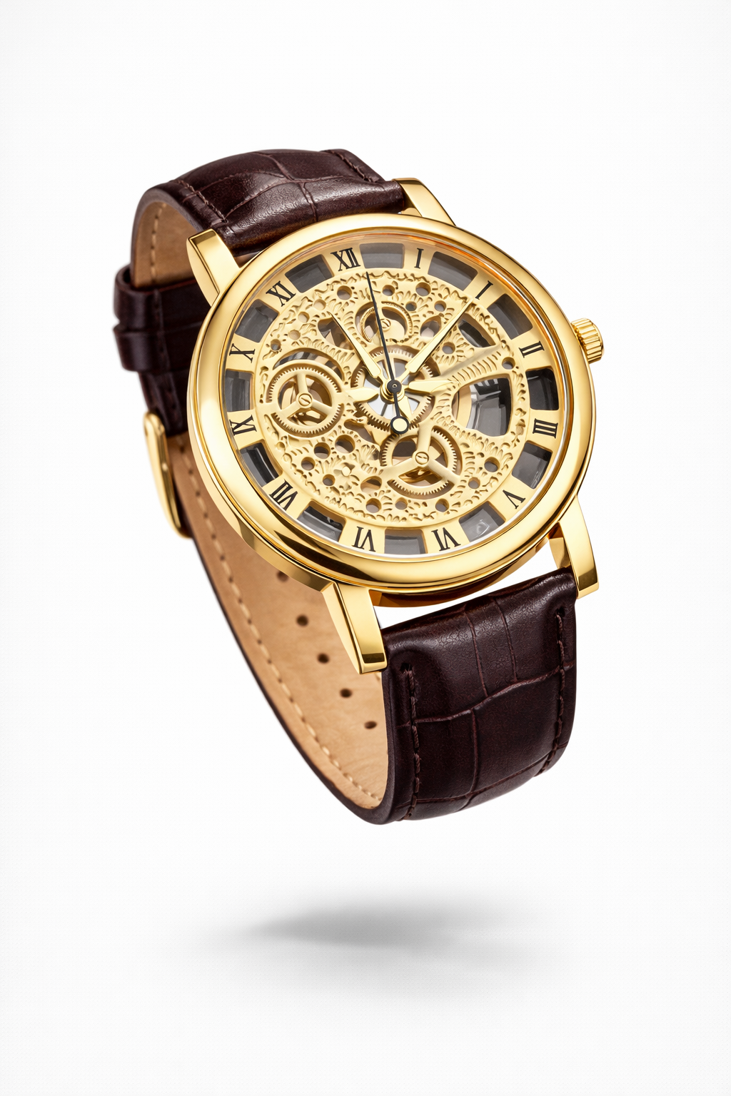 The Holborn Skeleton | Mechanical Leather Watch