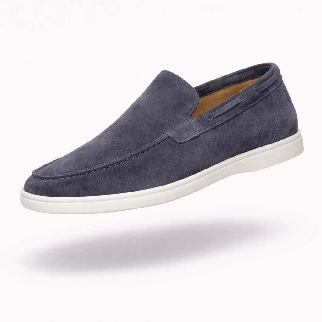 The Windsor Promenade | Matte Suede Nautical Loafers