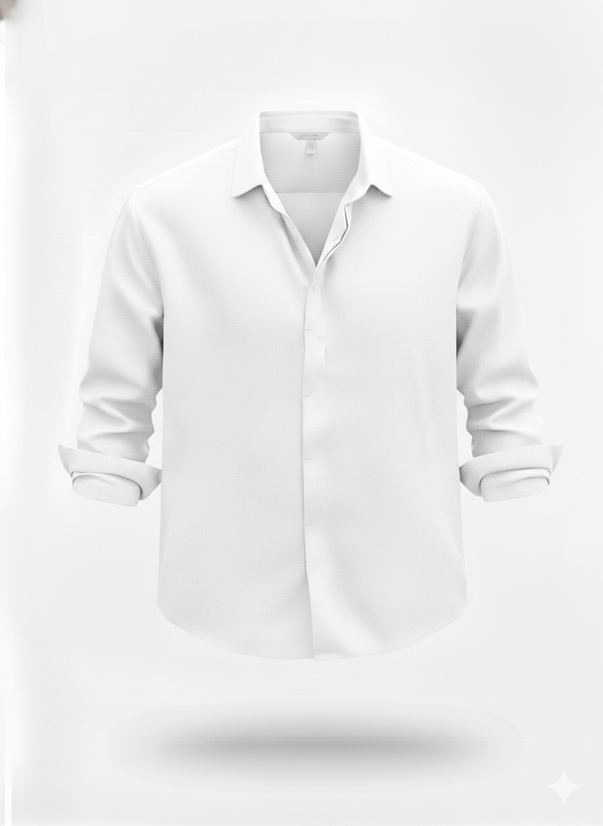 The Saint-Tropez Breeze | Premium Cotton-Linen Relaxed Shirt
