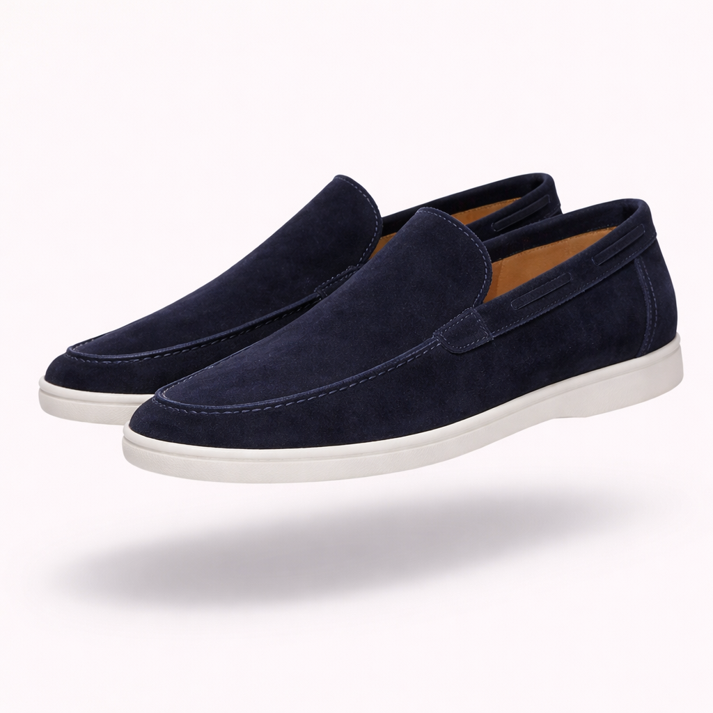 The Windsor Promenade | Matte Suede Nautical Loafers
