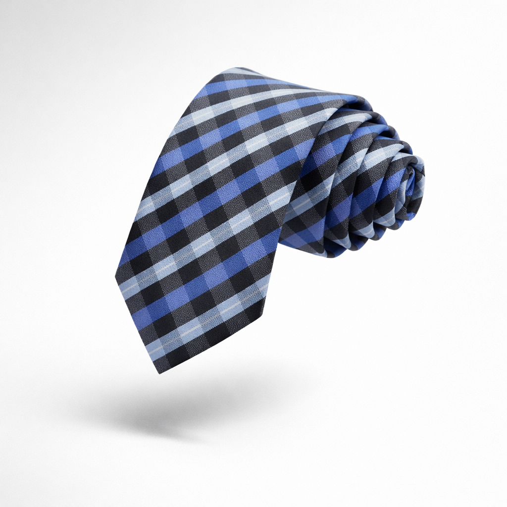 The Camden Plaid | 6cm Skinny Fashion Silk-Touch Tie