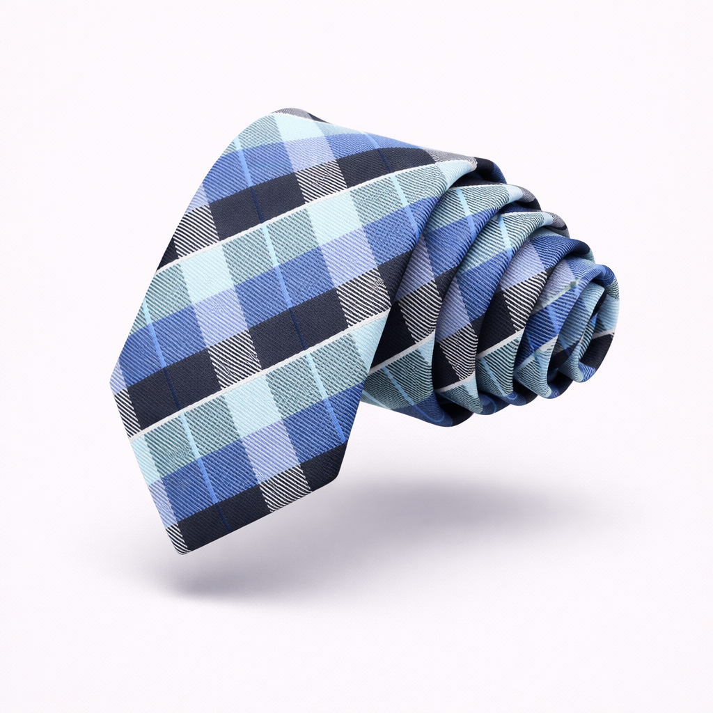 The Camden Plaid | 6cm Skinny Fashion Silk-Touch Tie