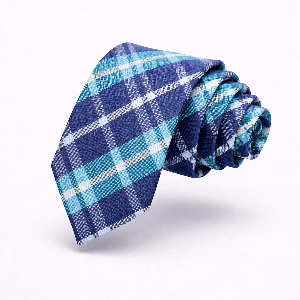 The Camden Plaid | 6cm Skinny Fashion Silk-Touch Tie