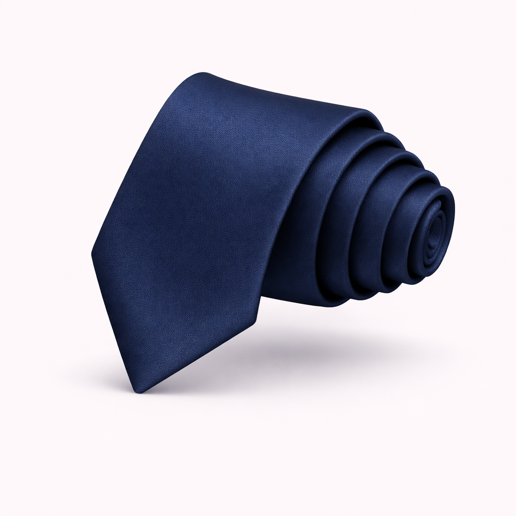 The Savile Row Essential | 8cm Classic Solid Silk-Finish Tie