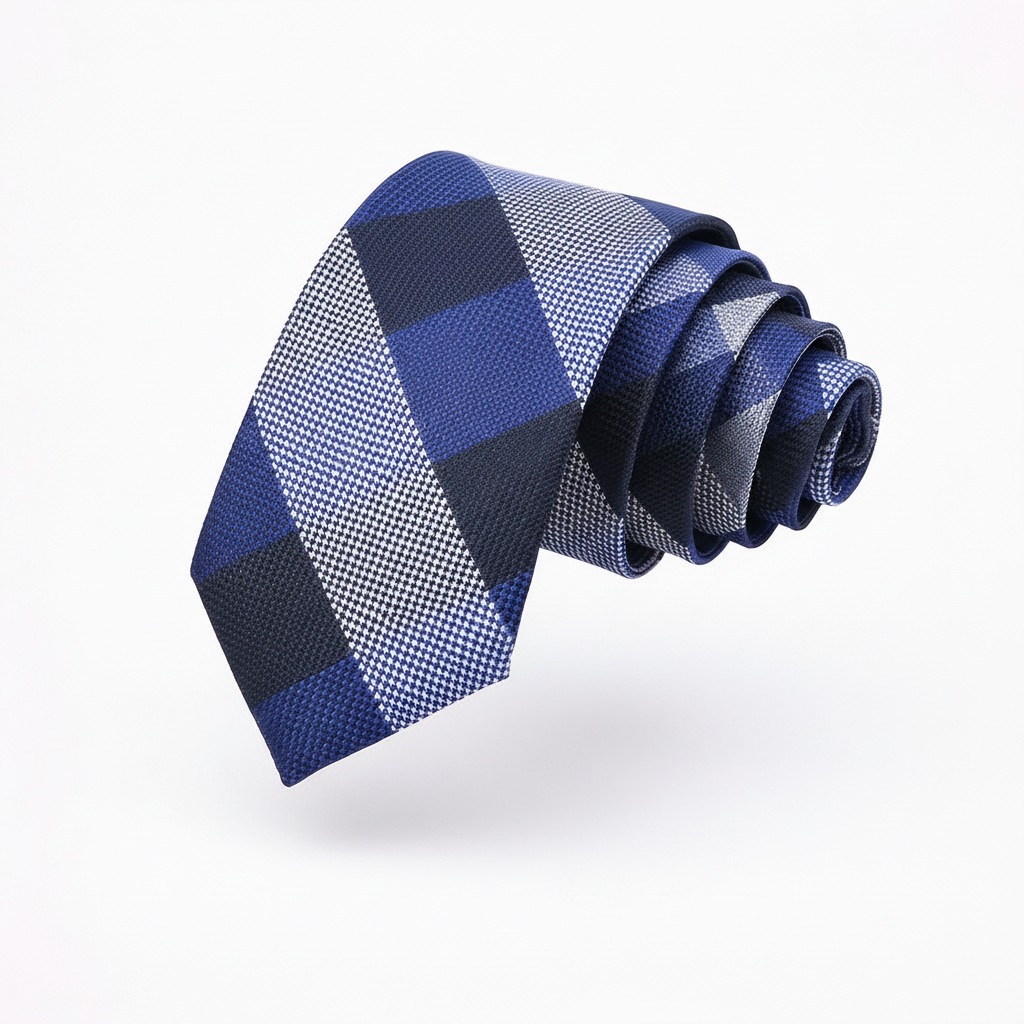 The Camden Plaid | 6cm Skinny Fashion Silk-Touch Tie