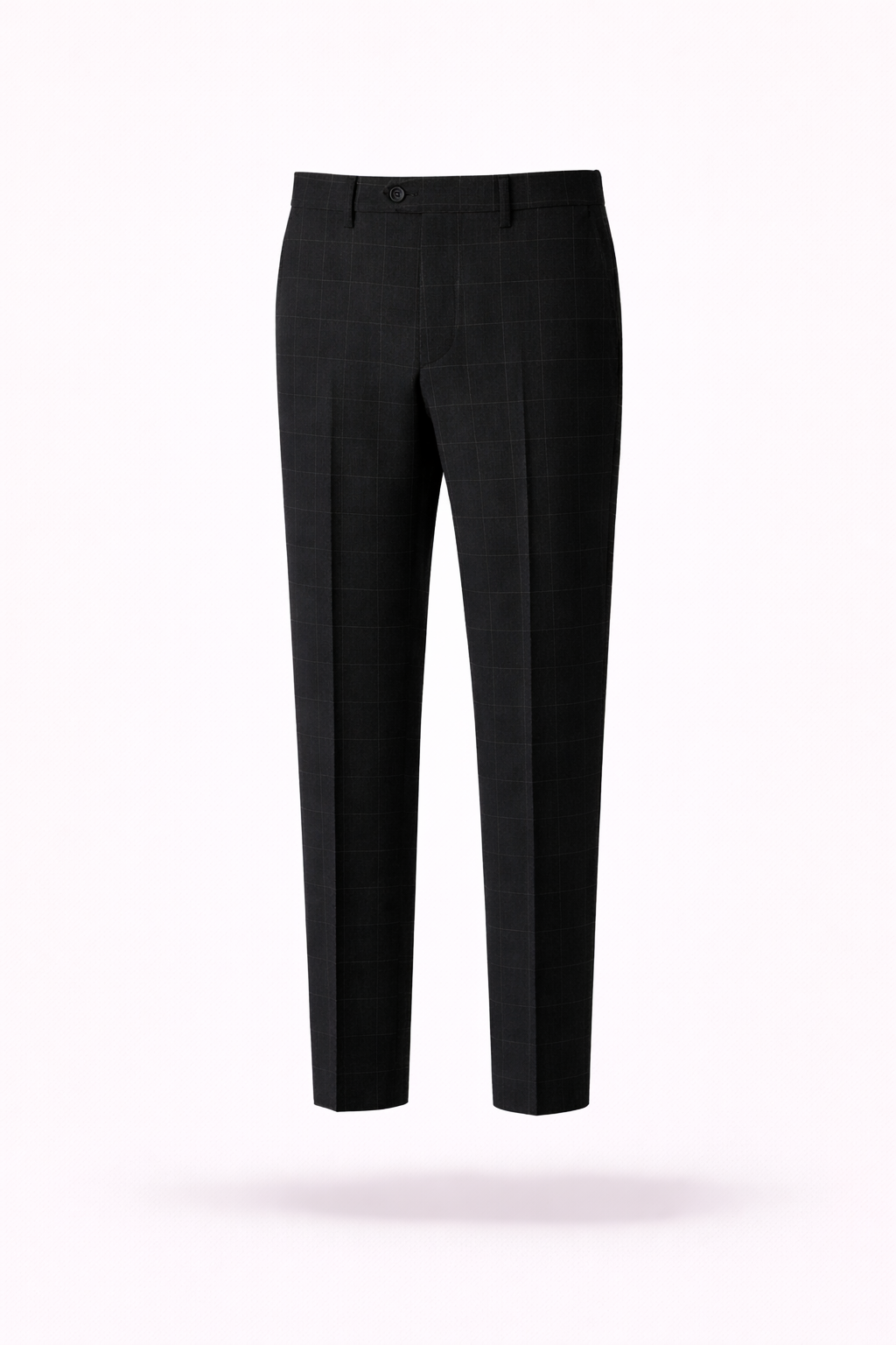 The Belgravia Textured | Slim Fit Plaid Dress Trousers