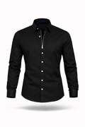The City Precision | Oxford Shirt with Innovative Hidden Zipper