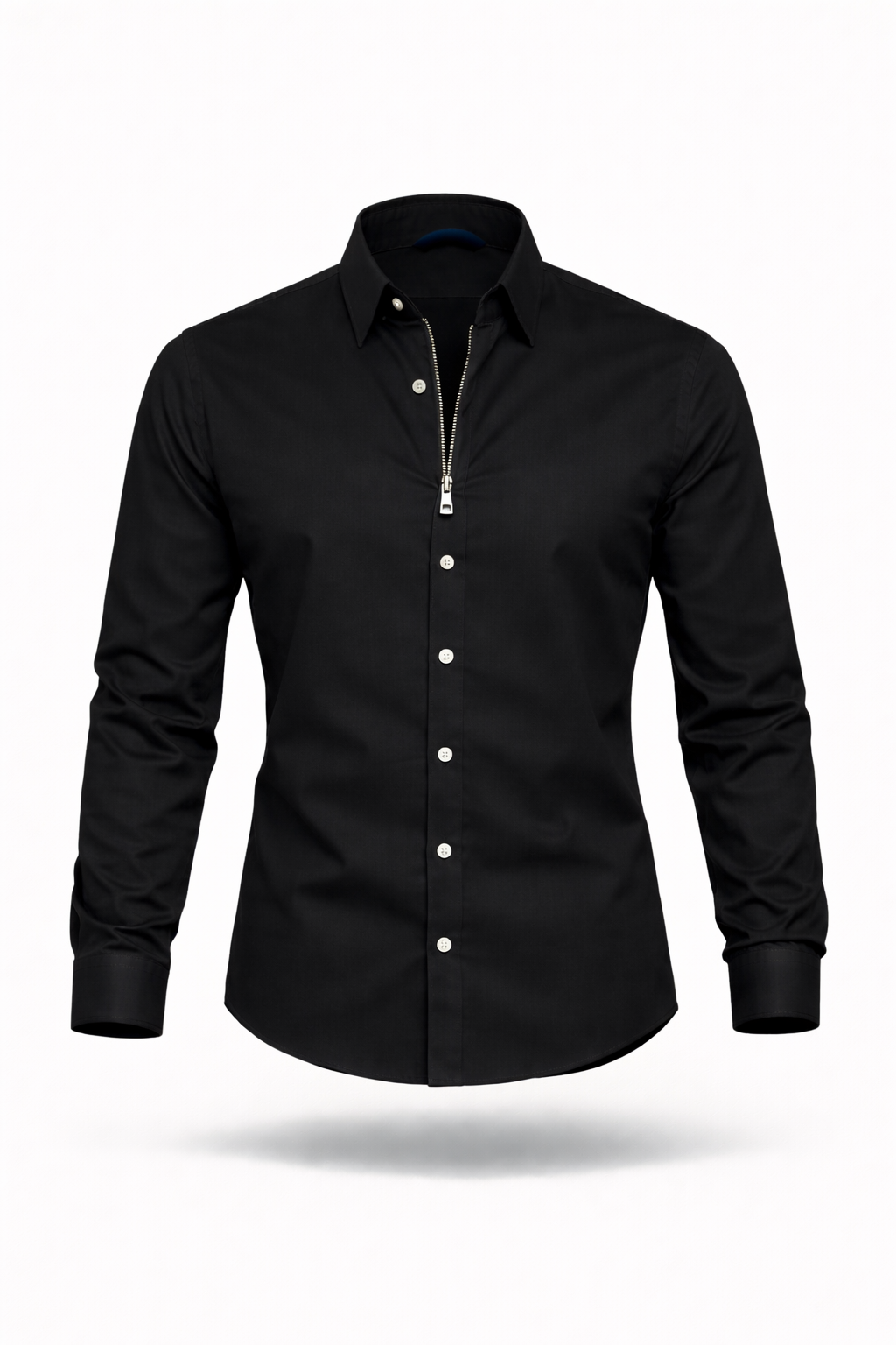 The City Precision | Oxford Shirt with Innovative Hidden Zipper