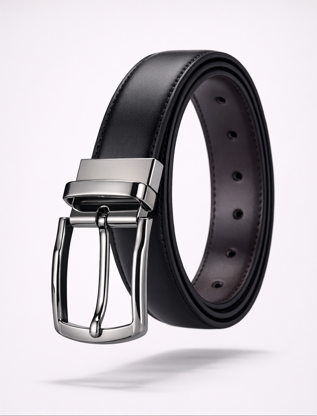 The Mayfair Reversible | Rotatable Pin Buckle Leather Belt