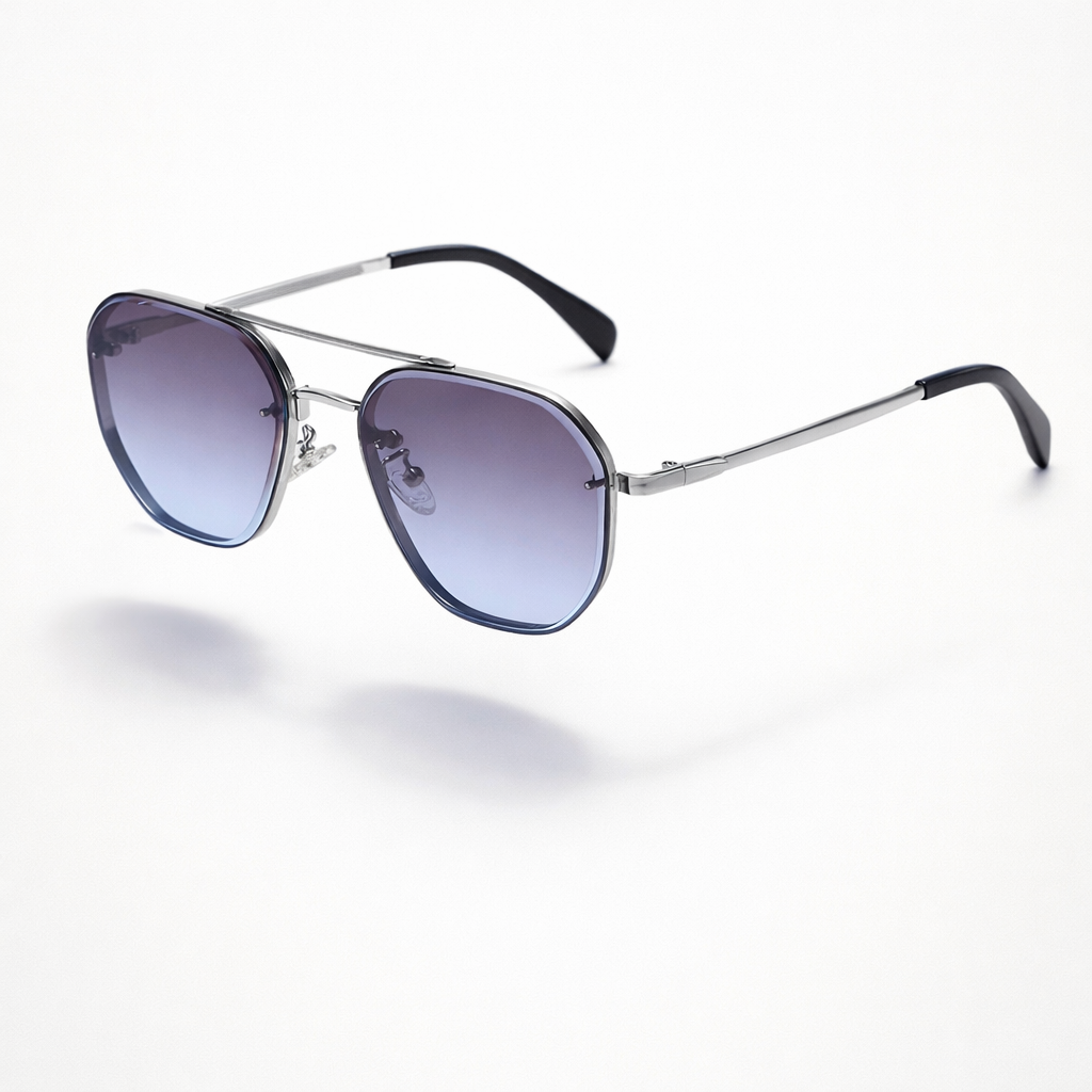 The Mayfair Diamond | Retro Double-Beam Sunglasses