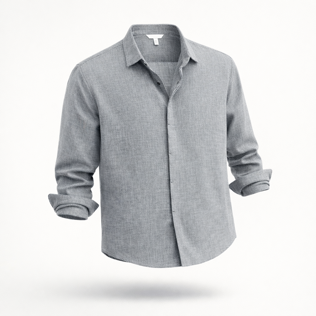 The Saint-Tropez Breeze | Premium Cotton-Linen Relaxed Shirt