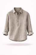 The Monaco Rivage | Premium Relaxed Linen Pullover