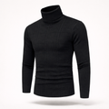 The Oxford Intellectual | Premium Merino-Touch Turtleneck Sweater