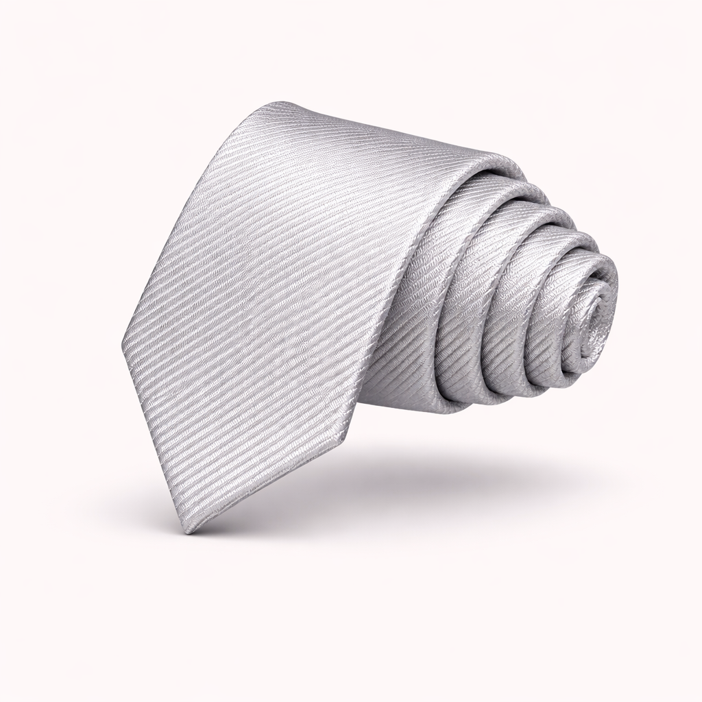 The Savile Row Essential | 8cm Classic Solid Silk-Finish Tie
