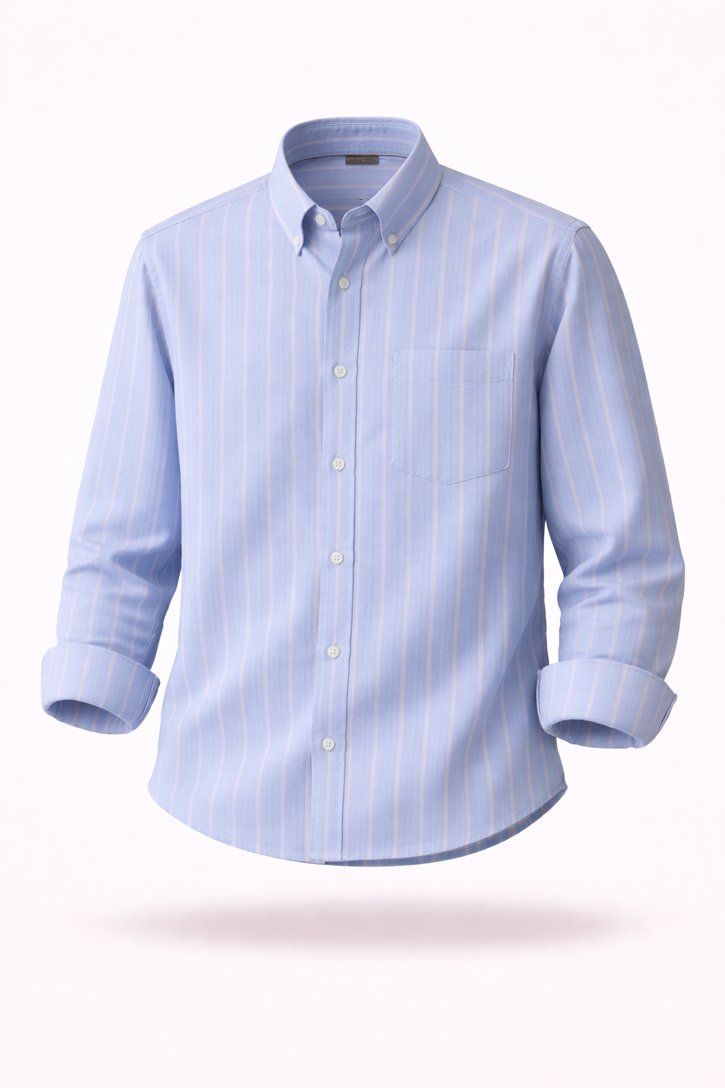 The Greenwich Executive | Anti-Wrinkle Striped Cotton Oxford