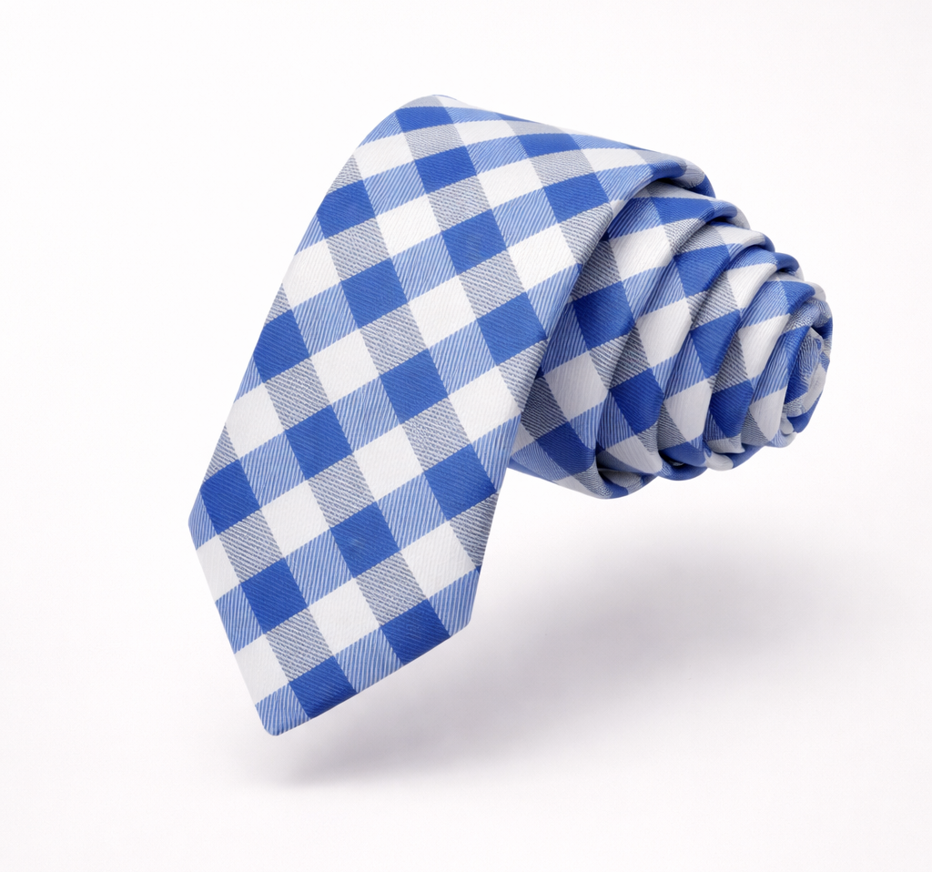 The Camden Plaid | 6cm Skinny Fashion Silk-Touch Tie