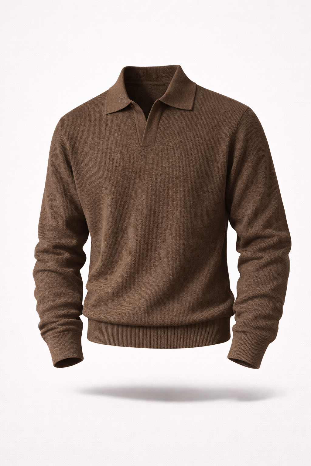 Premium V-Neck Lapel Sweater