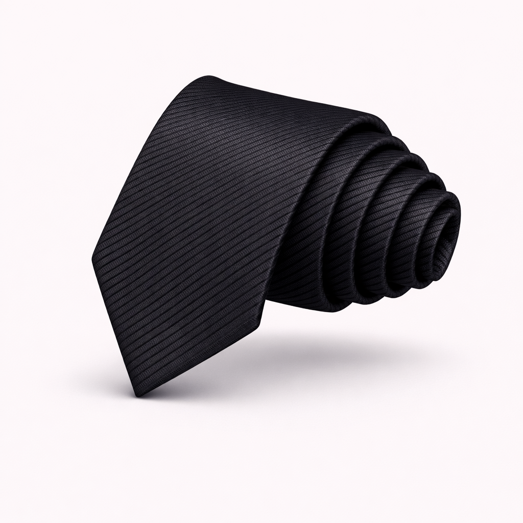 The Savile Row Essential | 8cm Classic Solid Silk-Finish Tie