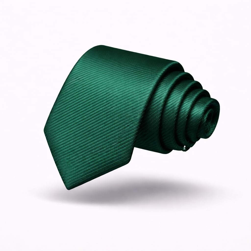 The Savile Row Essential | 8cm Classic Solid Silk-Finish Tie