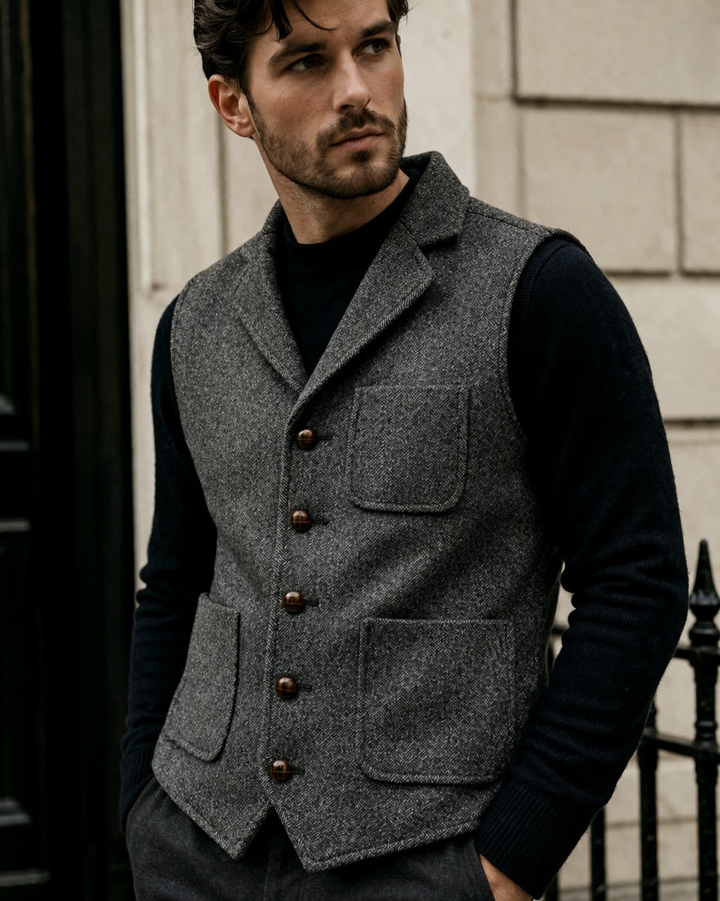 The Cotswold Manor Tweed Vest – Classic British Heritage Piece