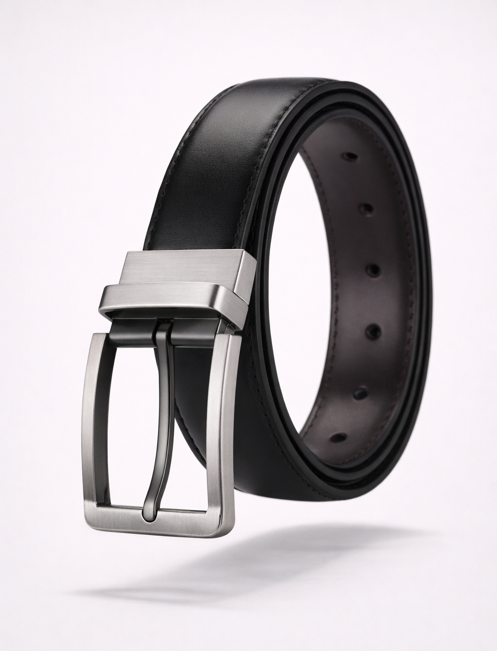 The Mayfair Reversible | Rotatable Pin Buckle Leather Belt