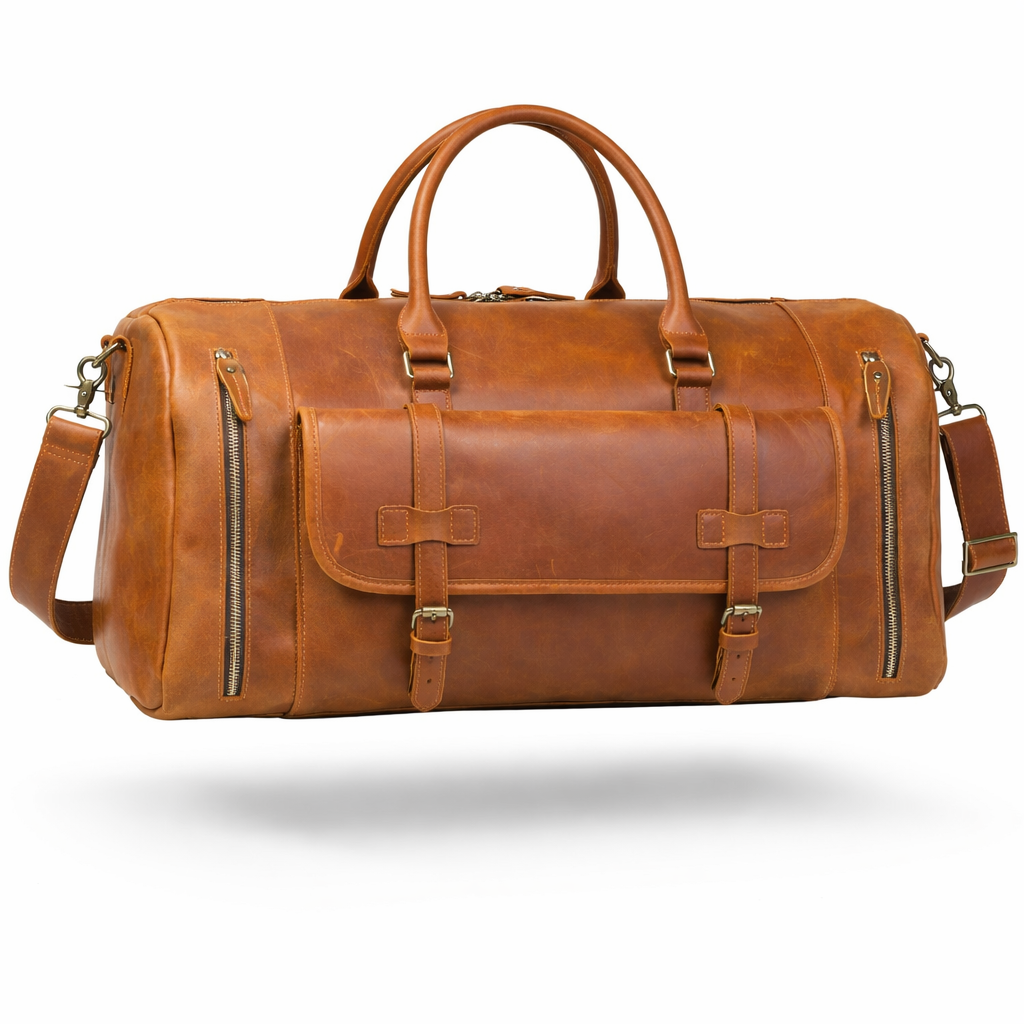 The Knightsbridge Heritage | First-Layer Genuine Leather Travel Trunk
