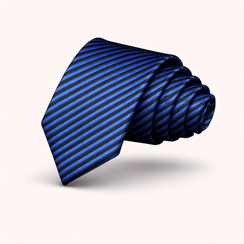 The St. James Striped | British Gentleman Polyester Silk Tie