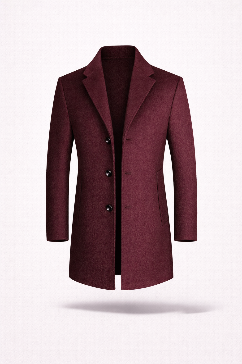 The Kensington Overcoat – Italian-Cut Refined Wool