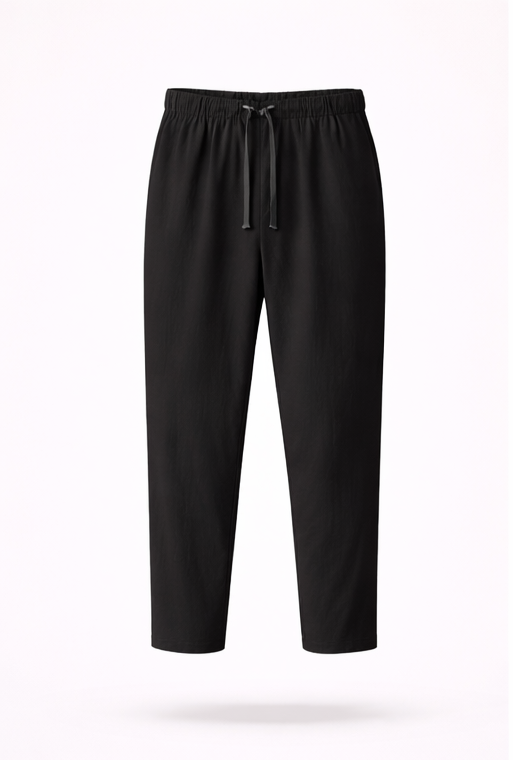 The Riviera Leisure | Loose Linen Ankle-Length Pants