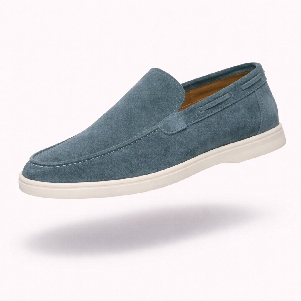 The Windsor Promenade | Matte Suede Nautical Loafers