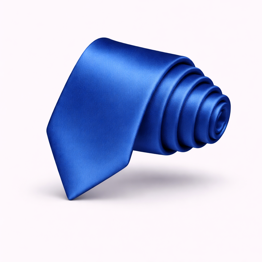 The Savile Row Essential | 8cm Classic Solid Silk-Finish Tie