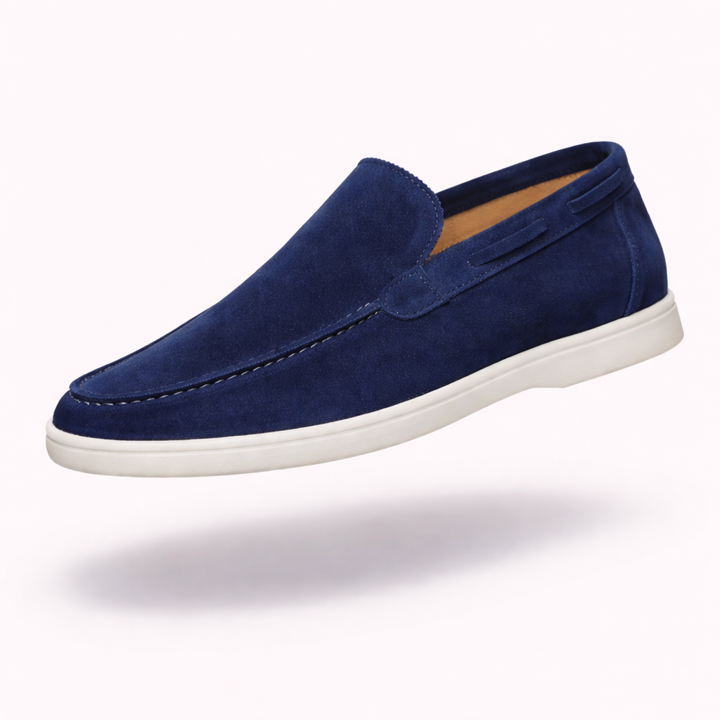 The Windsor Promenade | Matte Suede Nautical Loafers