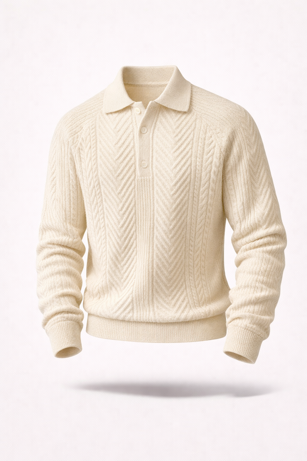 The Westminster Heritage | Textured Thermal Polo Sweater