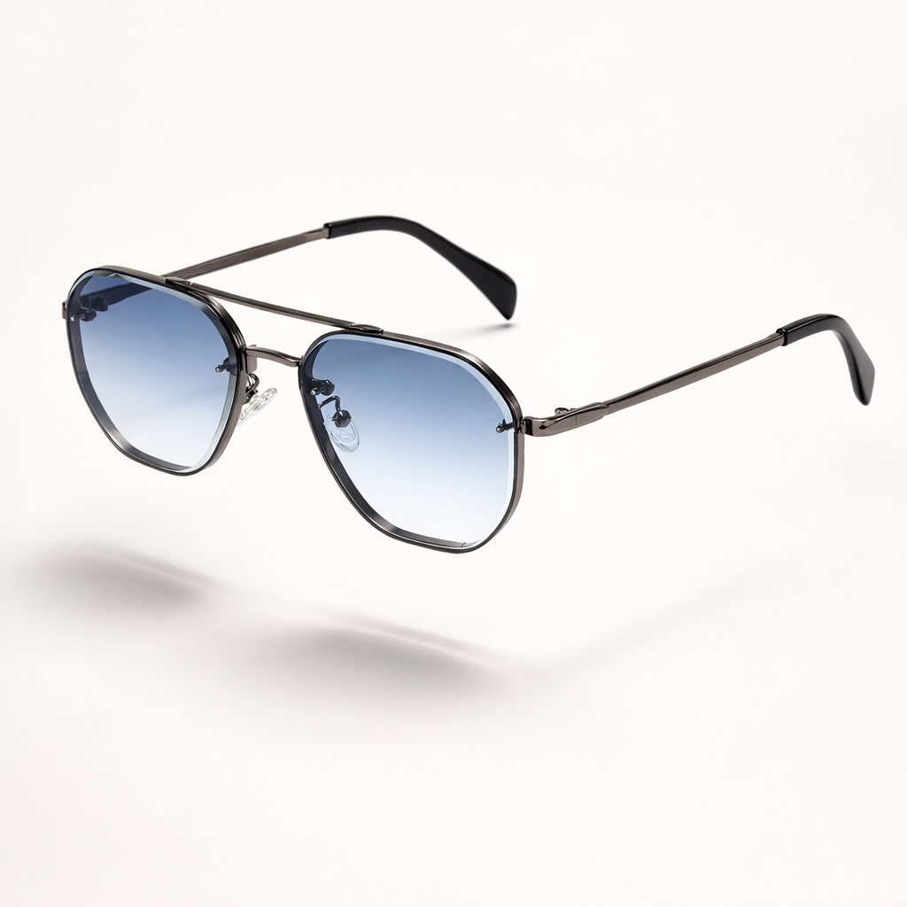The Mayfair Diamond | Retro Double-Beam Sunglasses