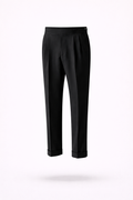 The Knightsbridge Retro | High-Waist Straight-Cut Trousers