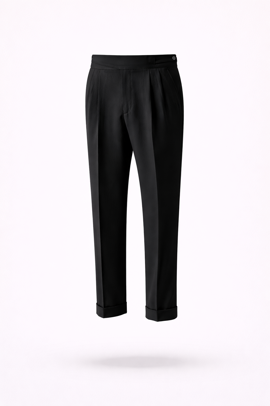 The Knightsbridge Retro | High-Waist Straight-Cut Trousers