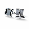 Classic Black Square French Cufflinks Cross-border Epoxy Cufflinks Nail