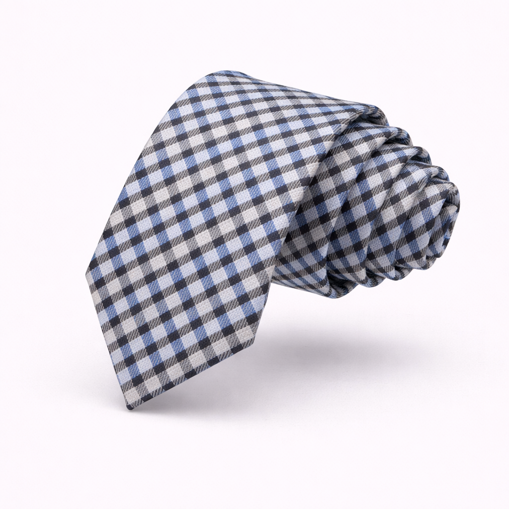 The Camden Plaid | 6cm Skinny Fashion Silk-Touch Tie
