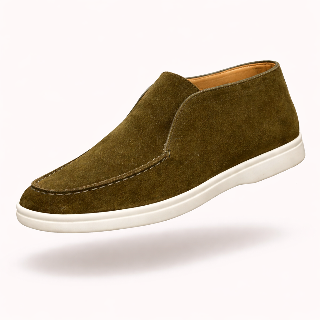 The St. Moritz Glide | Premium Suede Slip-on Loafers