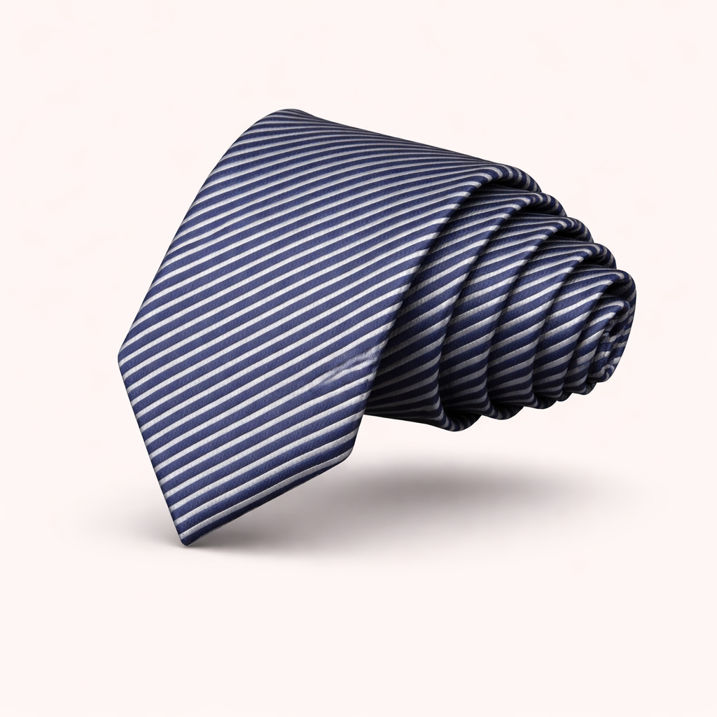 The St. James Striped | British Gentleman Polyester Silk Tie