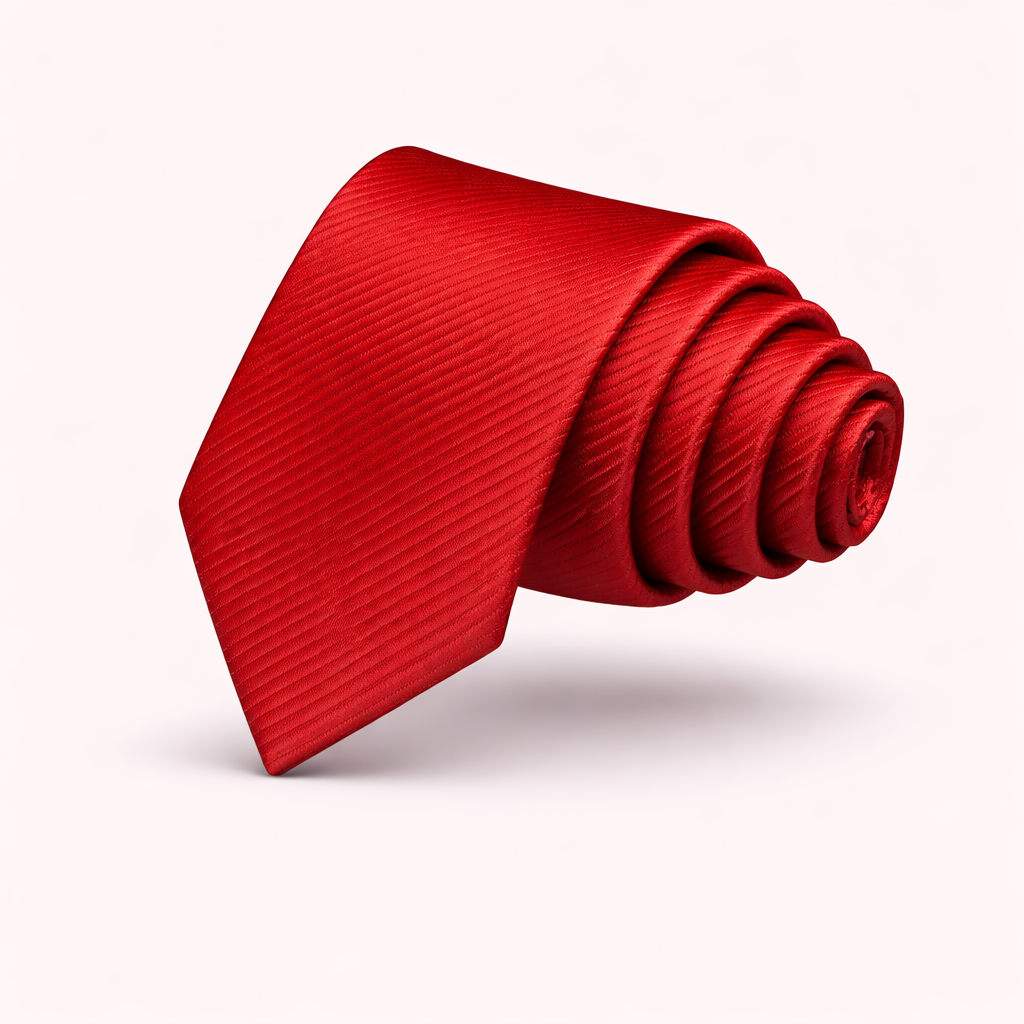 The Savile Row Essential | 8cm Classic Solid Silk-Finish Tie