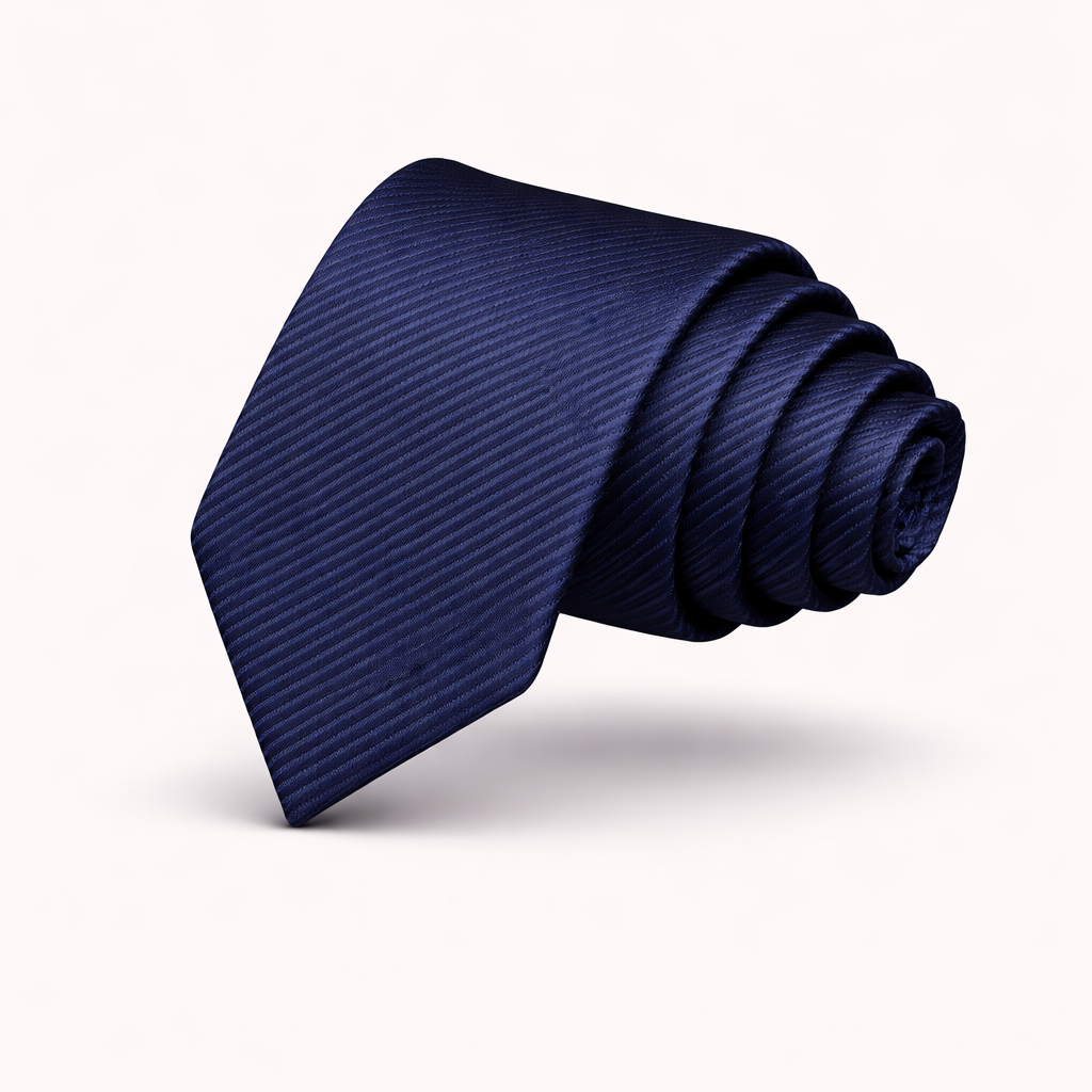 The Savile Row Essential | 8cm Classic Solid Silk-Finish Tie