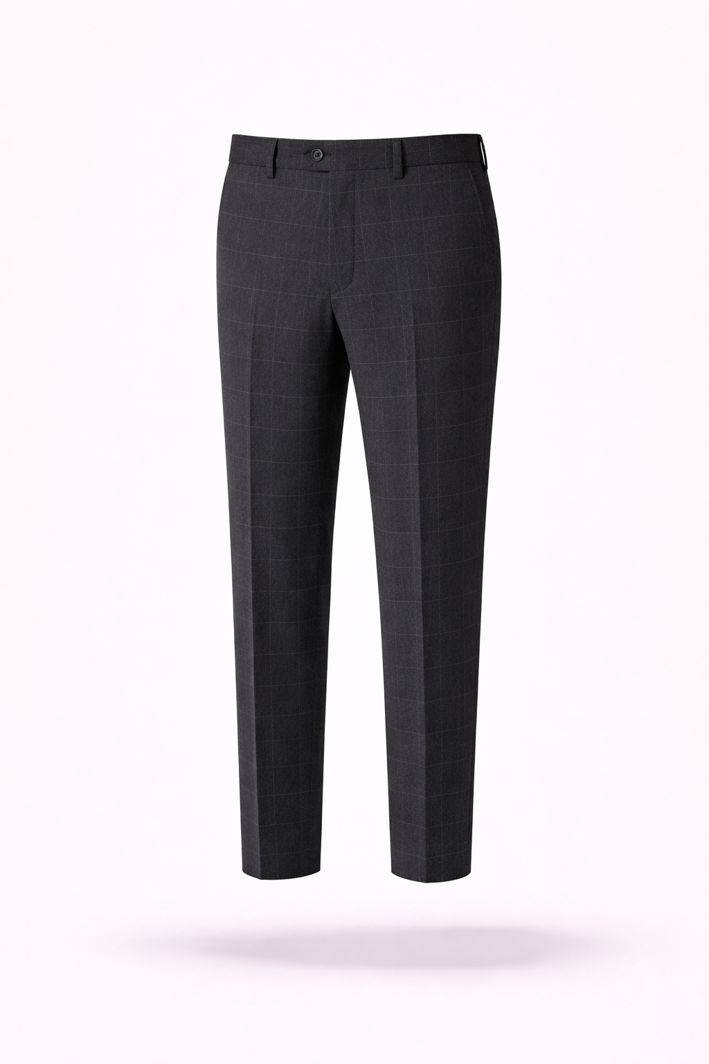 The Belgravia Textured | Slim Fit Plaid Dress Trousers